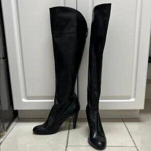 Sexy Knee High High Heel Black Boots
